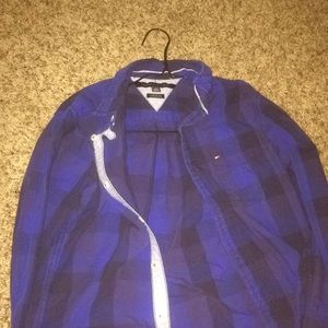 long sleeve, monochromatic, button up